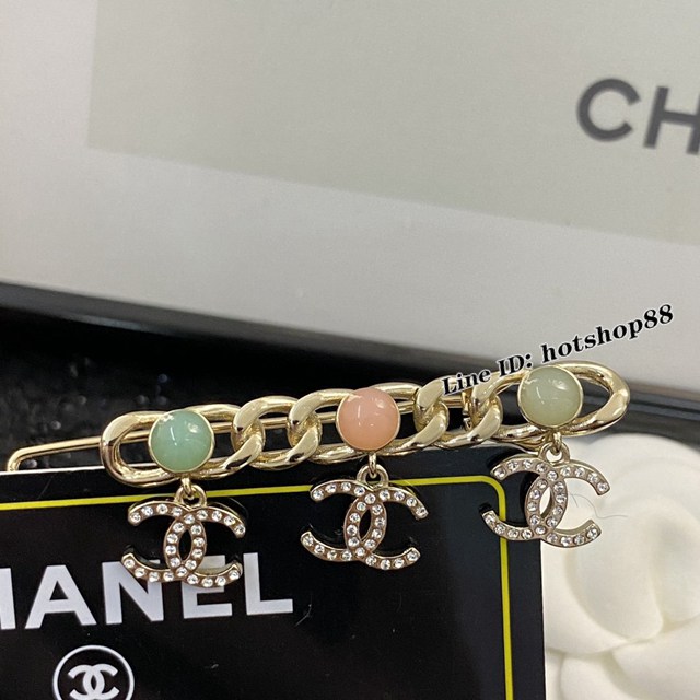 Chanel專櫃新款飾品 香奈兒經典熱銷款髮夾 zgb1298